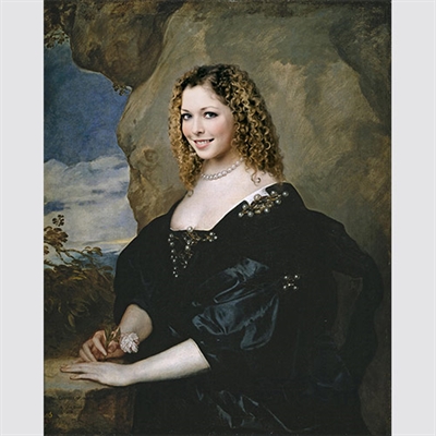 Custom Renaissance Portrait Countess of Oxford from Photo,by myDaVinci - myDaVinci